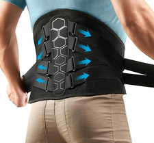 Copper Fit X-Back Brace for Lower Back Pain, Lumbar Support Back Brace for Lower