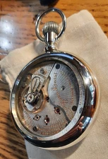 1910 Illinois Bunn Special 23J 18s model 6 (VIDEO) 54mm Pocket Watch exc cond
