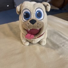 Disney Puppy Dog Pals Rolly Plush 7  Stuffed Animal Just Play Toy