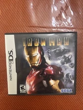Marvel Iron Man Nintendo DS Game CASE AND MANUAL ONLY