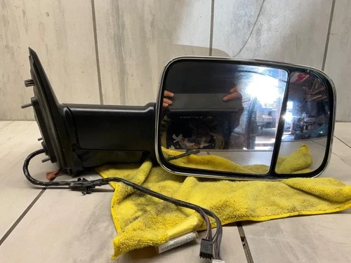 OEM 2012-13 DODGE RAM 1500 CHROME TRAILER HEATED DOOR MIRROR RIGHT RH 68143806AB