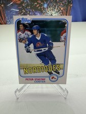 1981/82 Topps PETER STASTNY #39 Rookie RC 003
