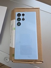 Back Glass Rear Housing Cover For Samsung Galaxy S22 Ultra Pale Blue