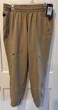 Women’s Under Armour Storm Unstoppable Jogger Size Medium NWT Tan And Black