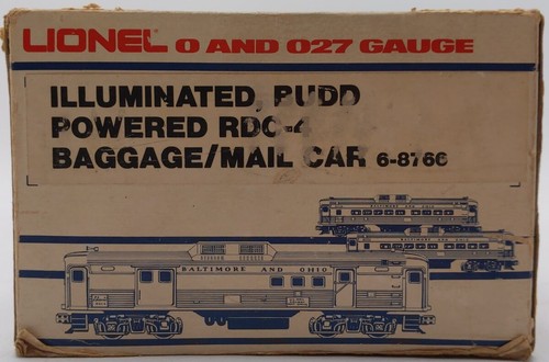 Lionel 6-8766 O Gauge Baltimore and Ohio RDC Budd Baggage Power Car EX/Box - Picture 6 of 7