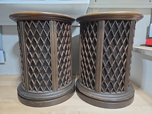 Vintage Pair Pioneer CS-07 Omni-Directional End Table Speakers 70W Pro Restored - product listing photo