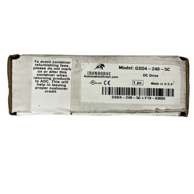 Ironhorse Automation Direct GSD4-240-5C DC Drive
