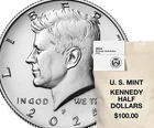 2024 P&D Kennedy Half Dollar 1 Mint Sewn bag of 200 coins Coins in Unopened bag