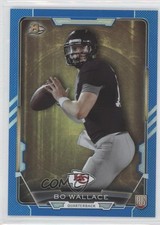 2015 Bowman Rookies Blue Rainbow Foil 434/499 Bo Wallace #58 0a2