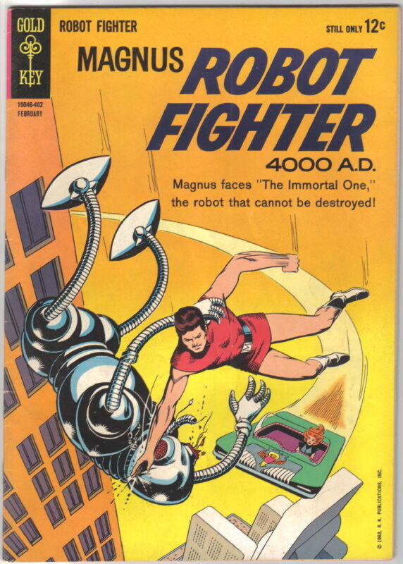Magnus Robot Fighter Comic Book #5 Gold Key 1964 VERY FINE-