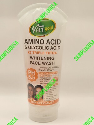 Veet Gold Amino & Glycolic Face Foam Wash 200g