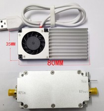 10W 24V RF Power Amplifier 2300-2400MHz Output Output Gain 40dB/heat sinks