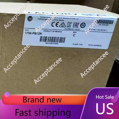 AB 1756-PB72K 1756PB72K 24V DC Power Supply New Allen Bradley US Free Tax