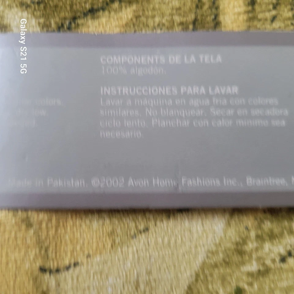 NEW CROSCILL Set Of 4 Fabric Napkin Square Leaf/Flower 20"X20" - Image 4 of 4