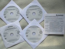 Lenovo Windows 8 Pro Operating System Recovery Media Disc Set of 4 DVDs OEM NEW