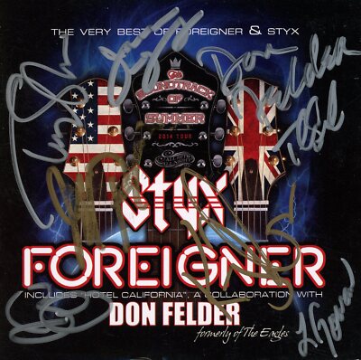 ドン・フェルダー　the very best of foreigner and… FOREIGNER & STYX with DON FELDER 