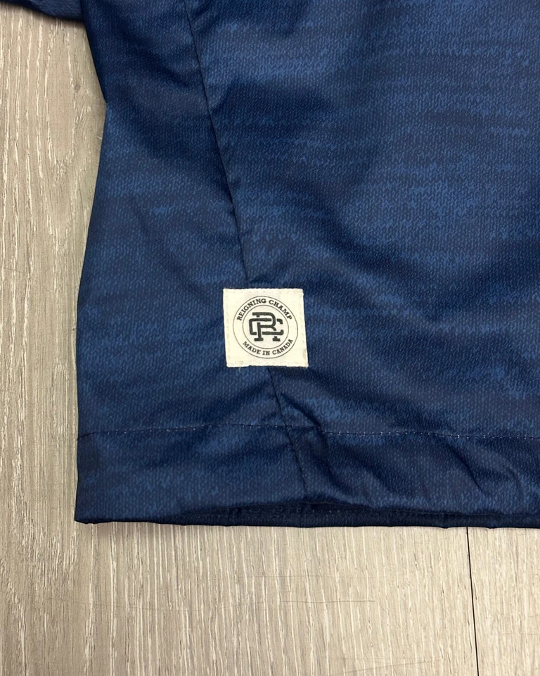 Chaqueta cortavientos azul estampada para hombre Reigning Champ - talla mediana Foto 3 de 4