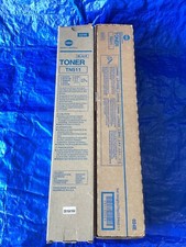 NEW Lot of 2, Genuine Konica Minolta TN511 024E Black Toner Cartridges