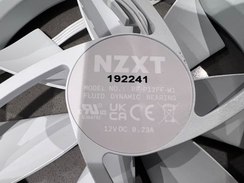 Ventilateur boîtier non RGB roulement dynamique fluide en l'état NZXT RF-P12FF-W1 - Photo 2/4