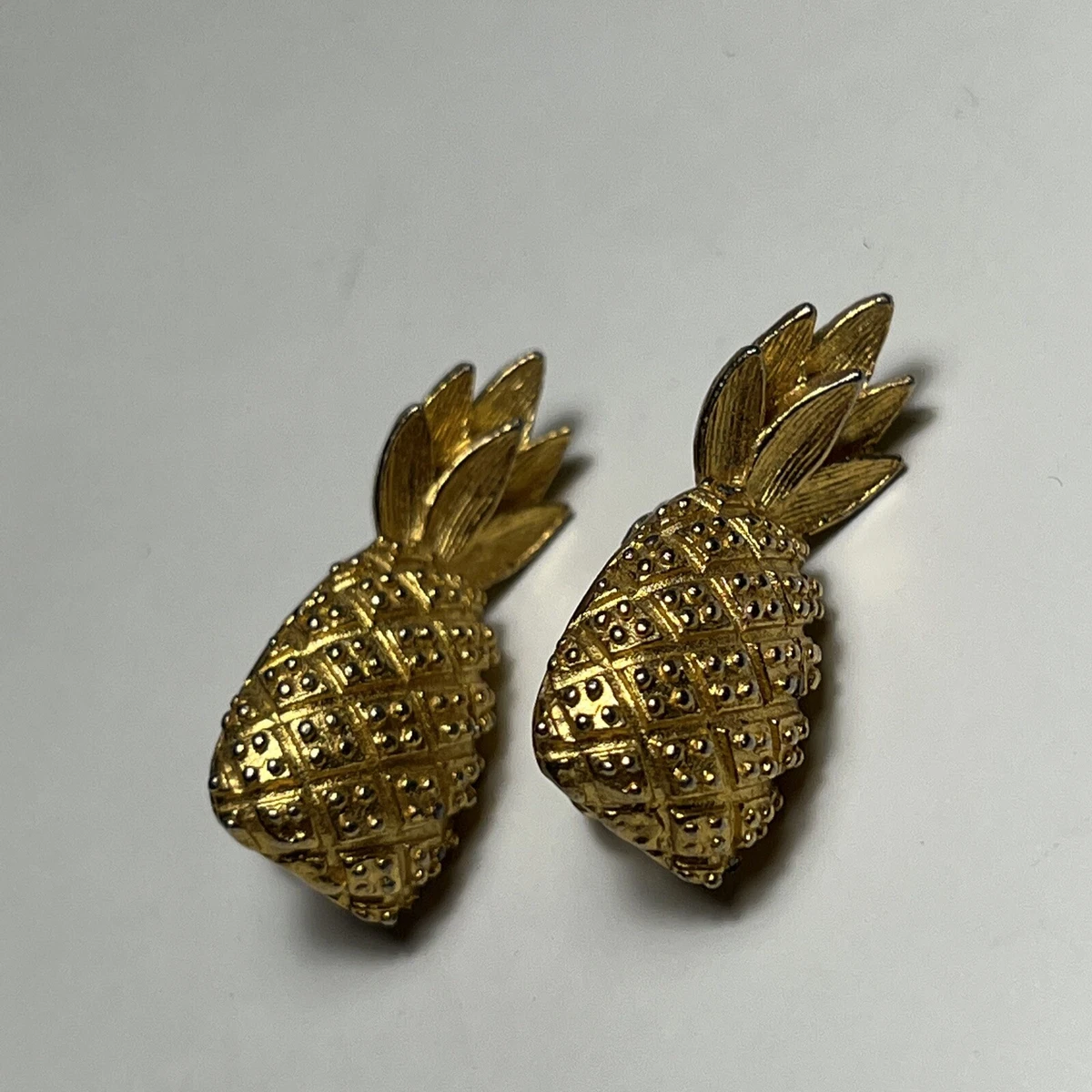 Pineapple clip on best sale earrings