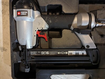 Porter Cable BN138 1-3/8'' (34 mm) 18 Ga. BRAD NAILER w/ Case Clean Light Use!
