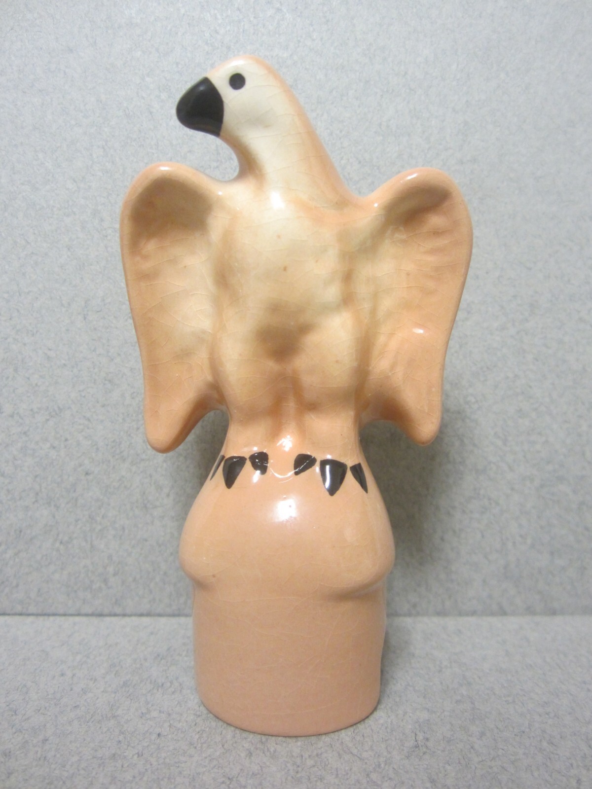 Vintage EAGLE PIE BIRD Vent Signed F Wright 4" Crazing eBay