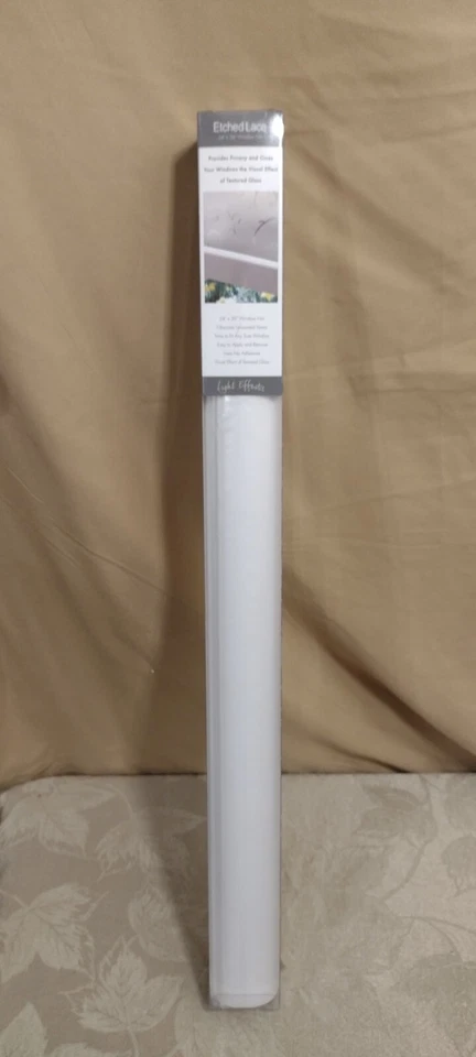 Película de ventana de encaje grabada con efectos de luz 24"x 36" Foto 3 de 4