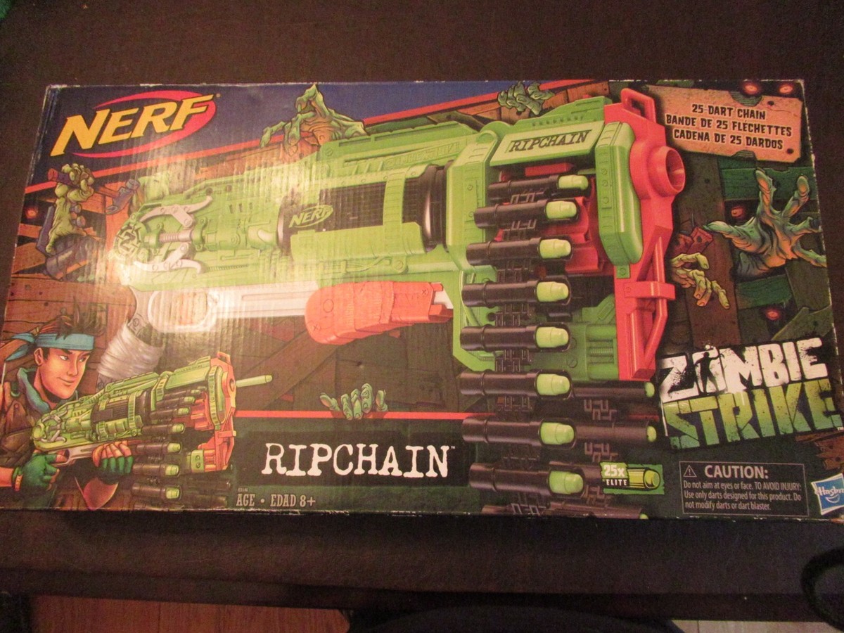 Dart Blaster Dardos Nerf Zombie NEW Nerf Zombie Strike Ripchain