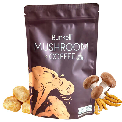 Energy Coffee Instant Coffee Lions Mane Turky Tail Reishi Energy 1-3 Packs