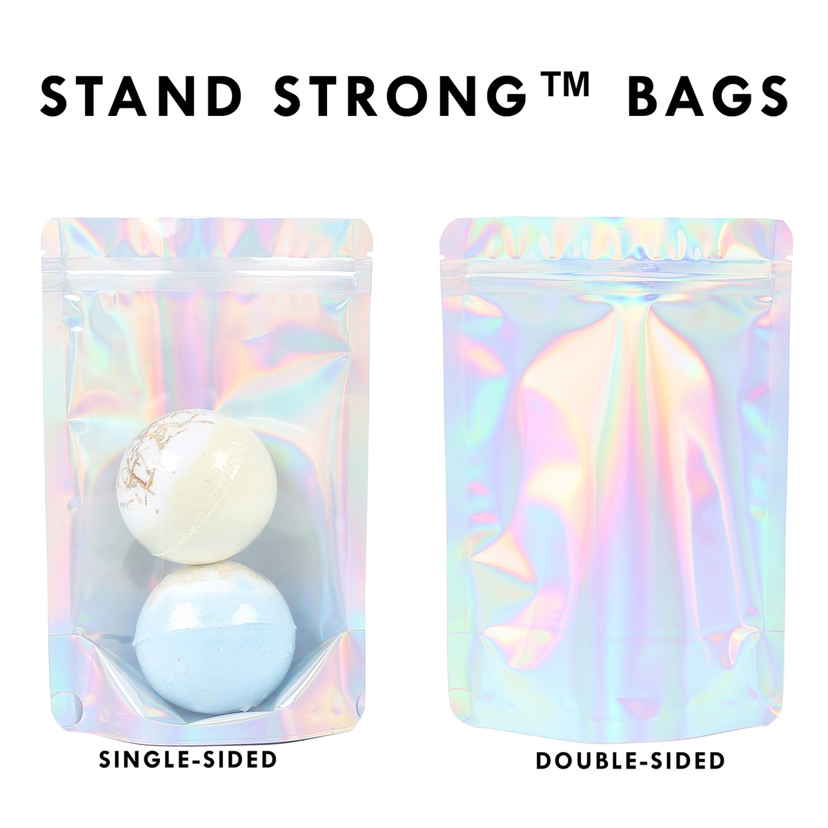 VOLWCO 100 Sacchetti Piatti Argento Mylar Bags,Mylar Sacchetto Di - Foto 13