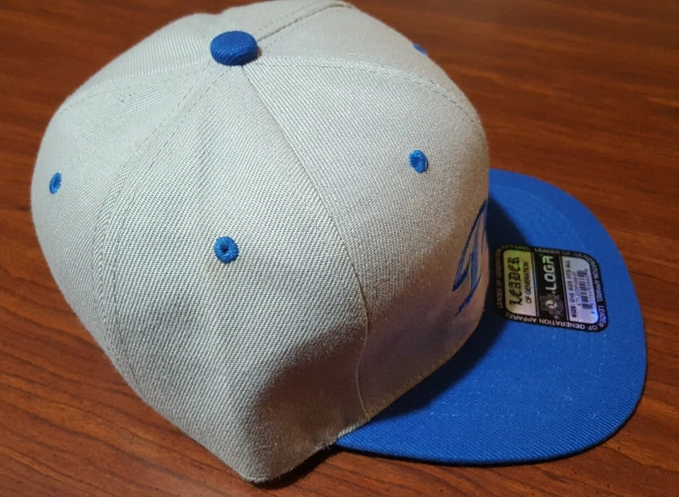 LA Dodgers Leader LOGA Leader Of Deneration Ropa Sombrero Ajustable Gris Azul Foto 3 de 4