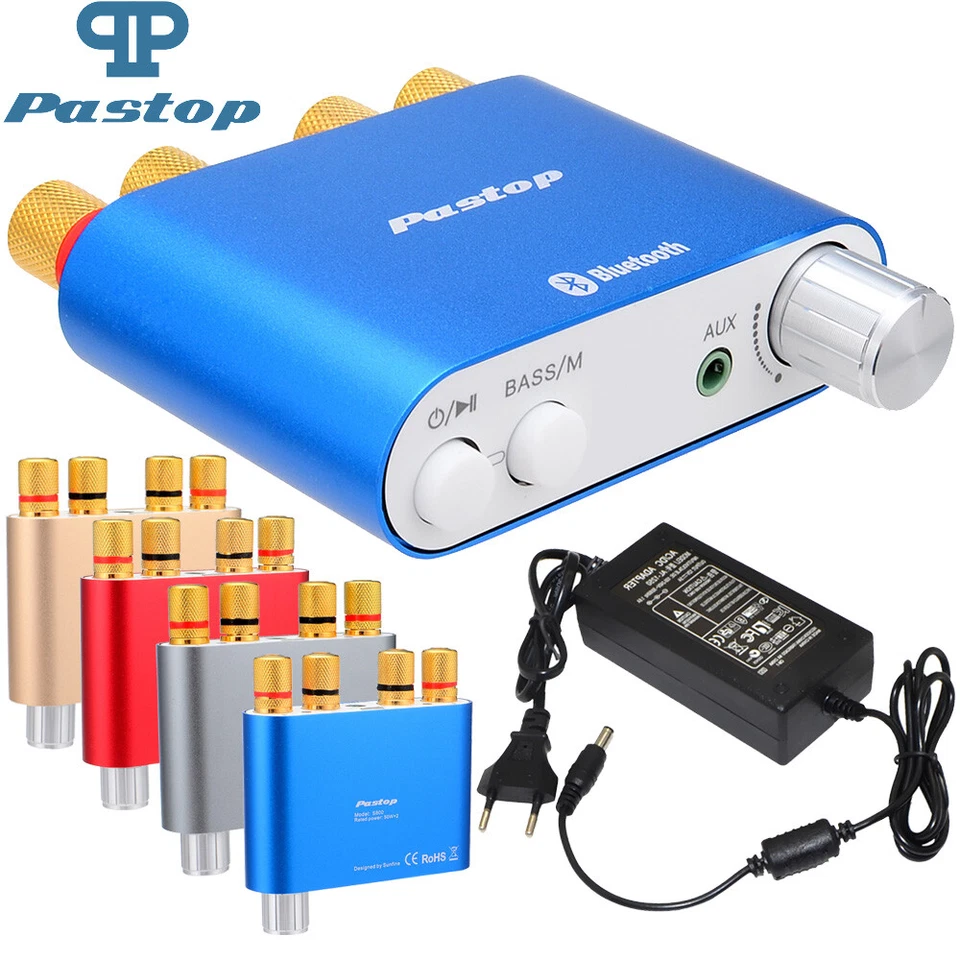 Digital Amplifier Home Audio Receiver HiFi 100W TPA3116 Mini Bluetooth 4.0 - Image 2 of 4