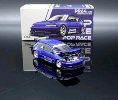 POP RACE Honda PANDEM CIVIC EG6 PR64 - 127 ~ 1/64 | eBay