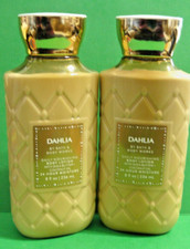 Bath  Body Works "DAHLIA" 8 oz body lotion x2