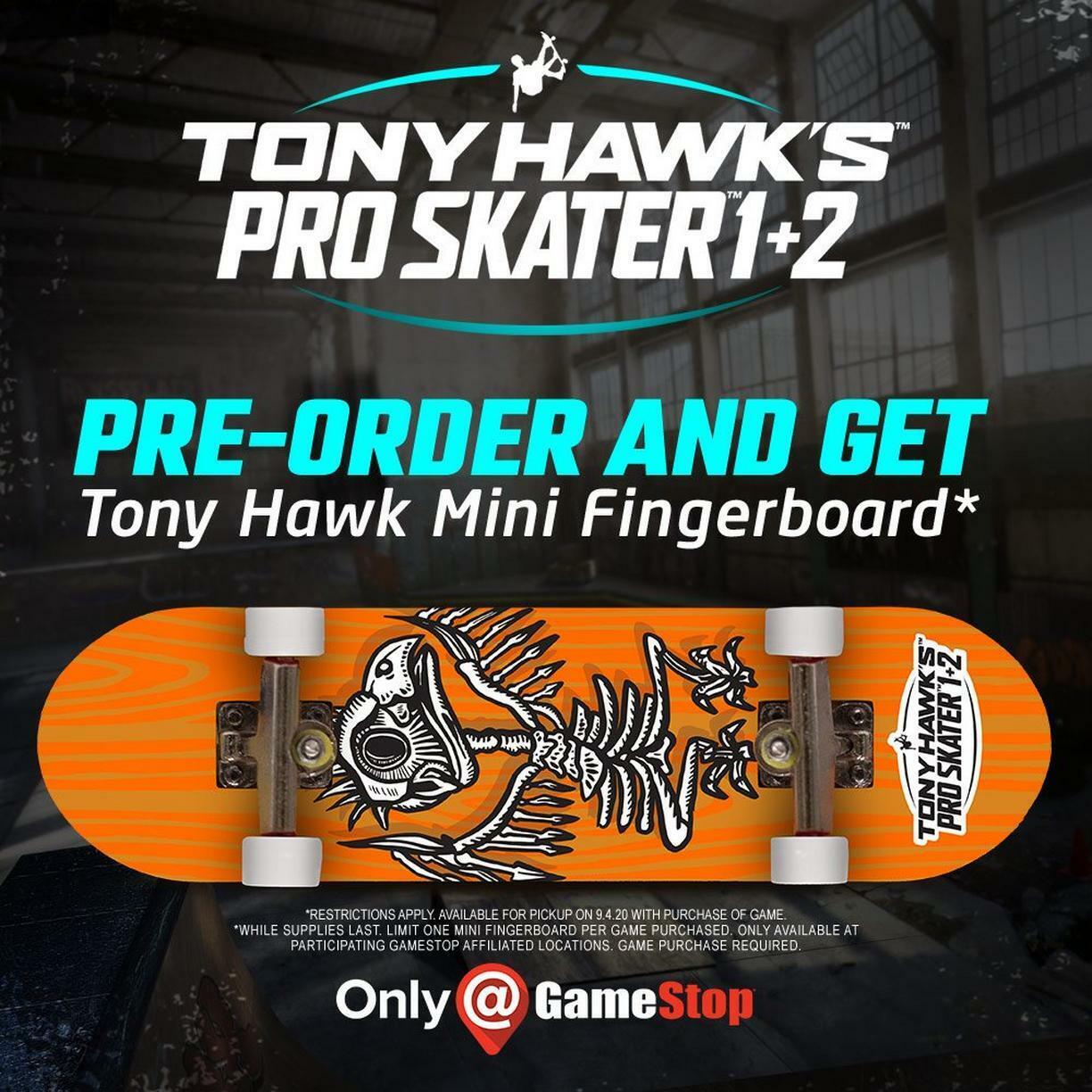 Tony Hawk&#039;s Skater 1 + 2 Collector&#039;s Edition [PS4] + GS BONUS~ OOS BNIB