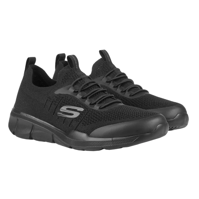 black memory foam sneakers