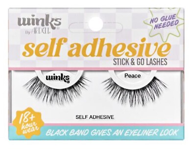 Ardell Self Adhesives Stick & Go Lashes - Winks Peace- 1 PAIR