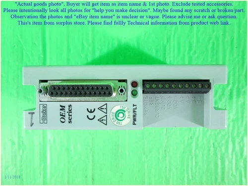 Parker OEM750, Stepper Driver as photo, sn:RANDOM, Fail-Not working-Not power.