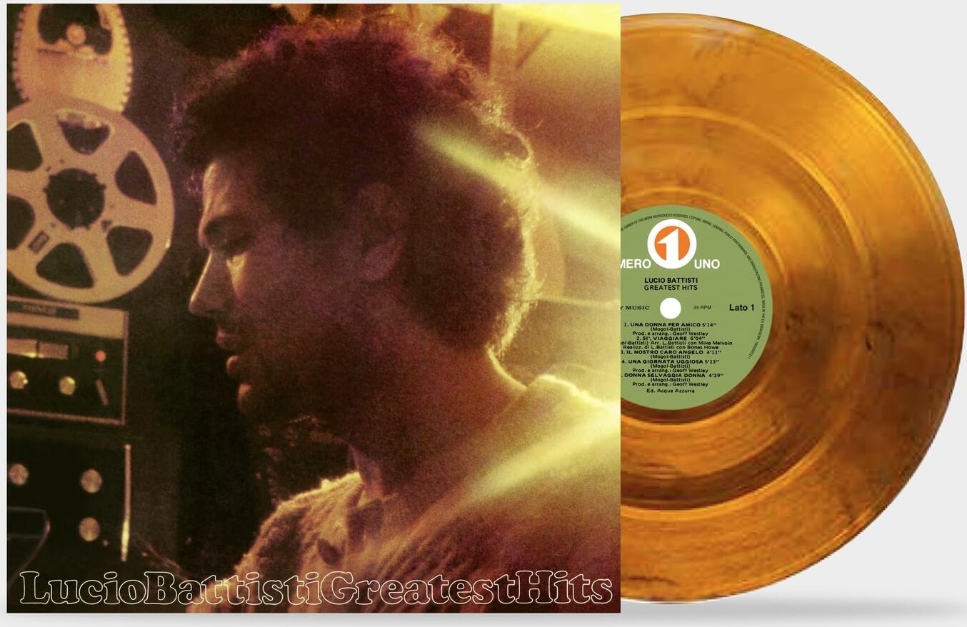 Vinile Lucio Battisti - Greatest Hits (180Gr Orange Marble Vinyl)