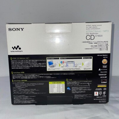 SONY D-NE20 CD Walkman Portable CD Player Tested Pls read