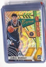 2019-20 Panini Donruss Optic Prizm Express Lane Gold Wave Jamal Murray Mint Ssp