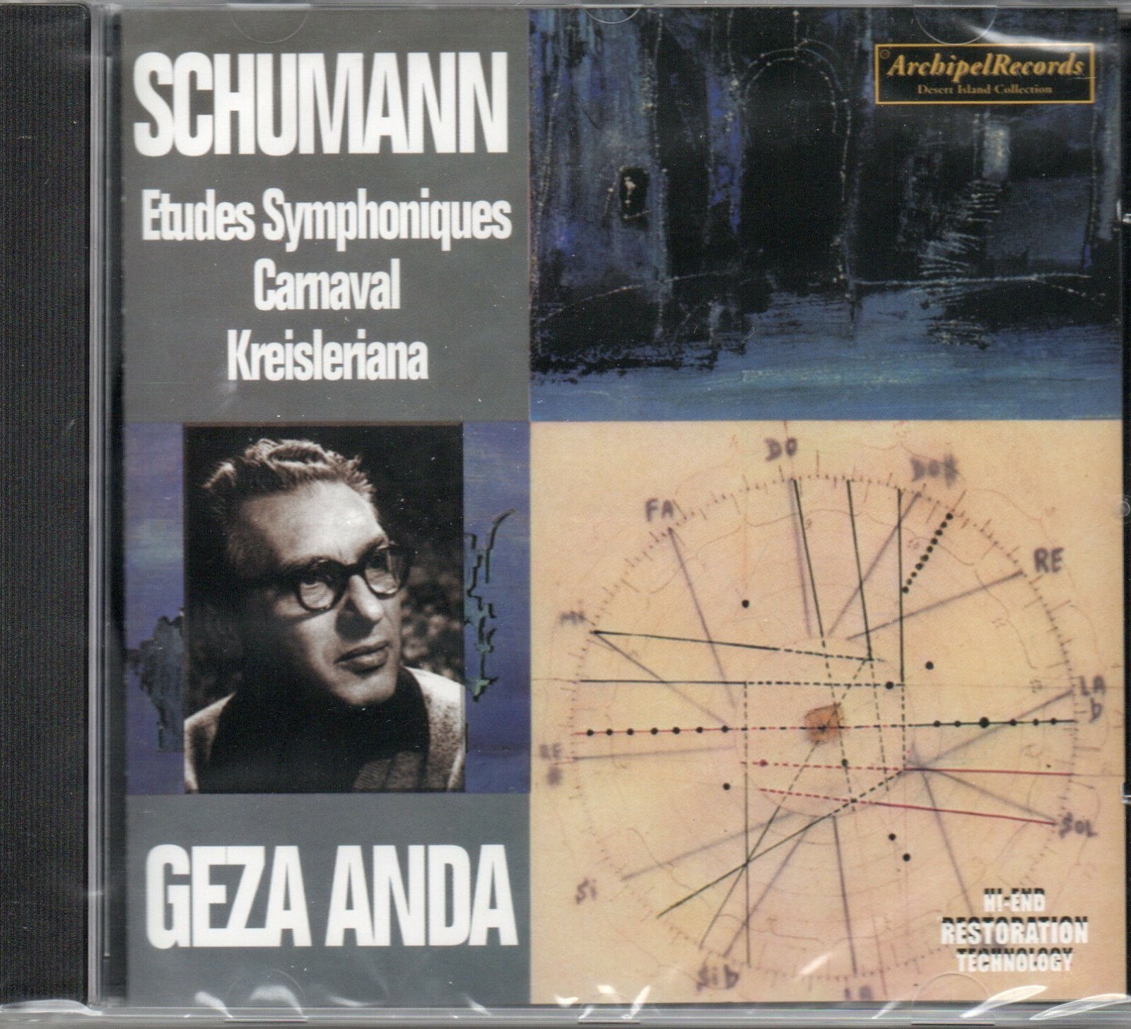 SCHUMANN - ETUDES - CARNAVAL - KREISLERIANA - GEZA ANDA - 1954/55 - ARCHIPEL