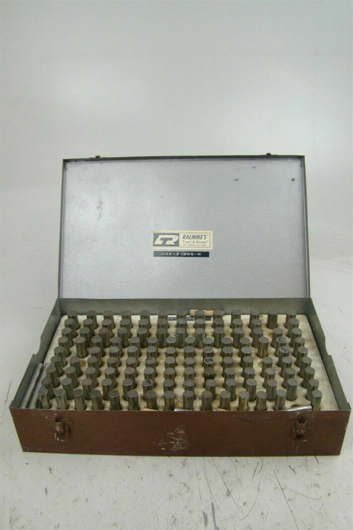 Ralmike's Tool-A-Rama Gage Pin Set, 0.625" to 0.301" , 044-3-200-M