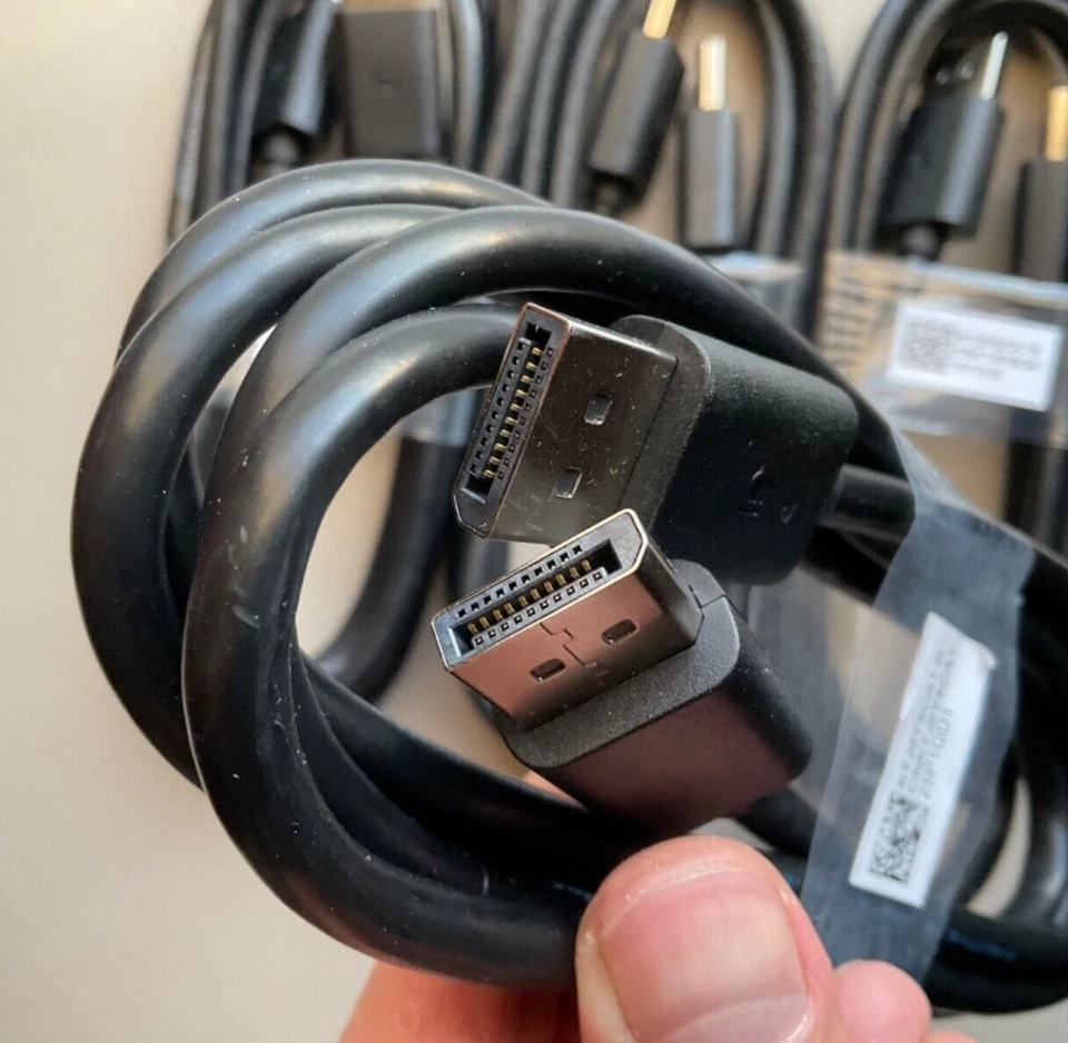 Dell Lenovo HP DisplayPort Male to Male Cable 1.8m 6 FT 5k (OEM) FAST post 48 - Image 4 of 4