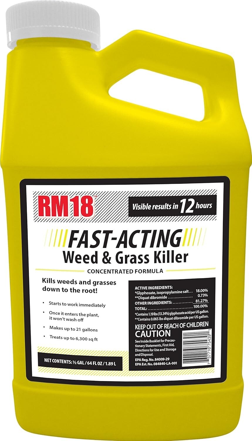 Rm18 Fast Acting Weed Grass Killer, can't be shipped to TX and WA, WV