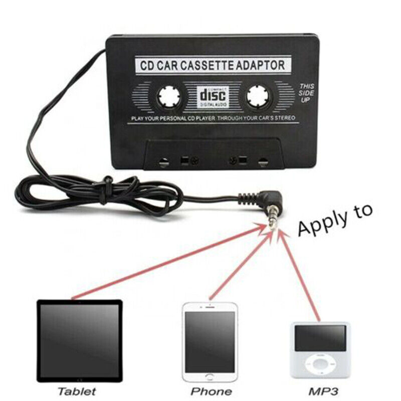 Car Cassette Tape Adapter, Car Tape Player, Tape Converter, Tablet Cd