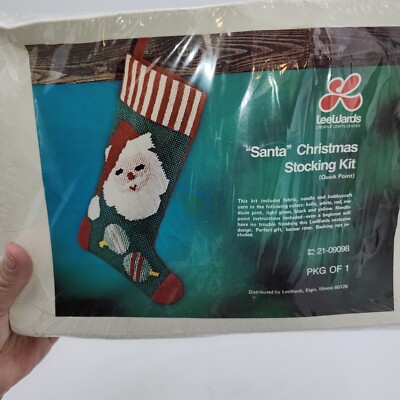 1978 NEW LEE WARDS felt kit STOCKING 10'' X 15''
