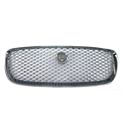 All Chrome Front Bumper Air Vent Grille Fit For 2017-2020 Jaguar F-Pace F Pace
