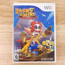 Zack & Wiki Quest for Barbaros Treasure Nintendo Wii Game Disc and Manual