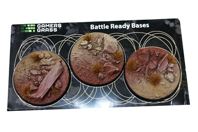 Gamers Grass Badlands Bases Round 50mm (x3)